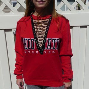 Ohio State Deep-V Sweatshirt